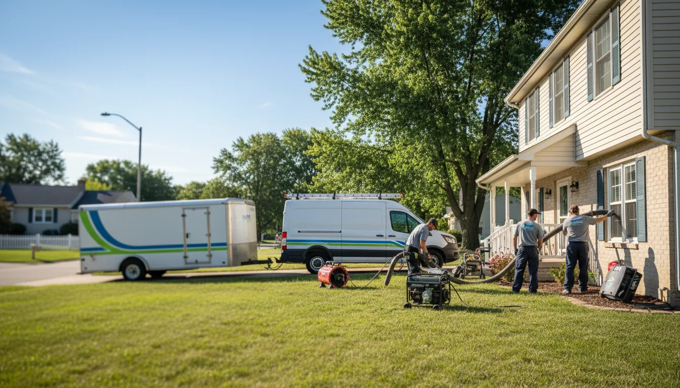 Flooded Basement Restoration And Cleanup With Repair in Kimball, MN near me